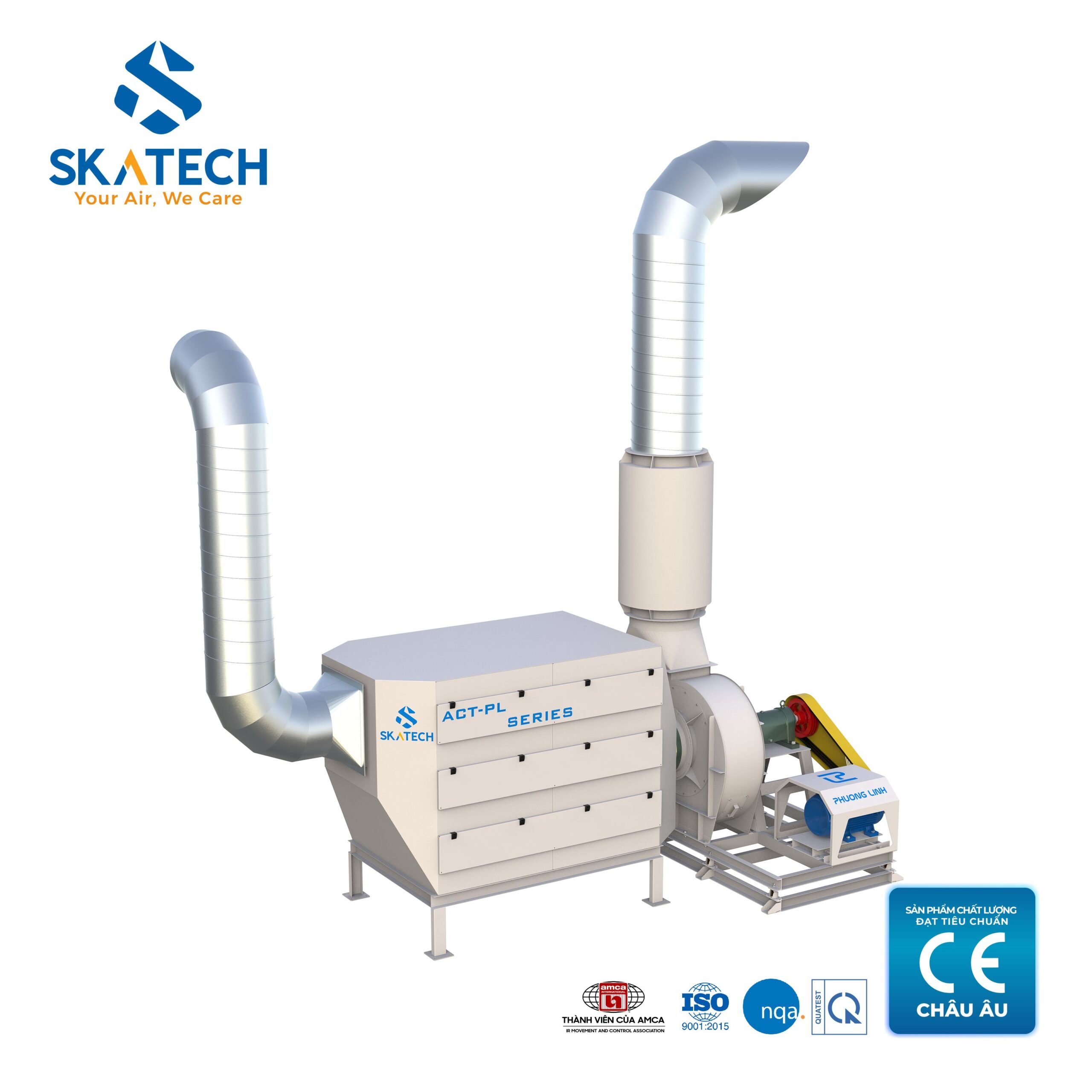 Thiết bị tháp hấp thụ khử mùi ACT_PL