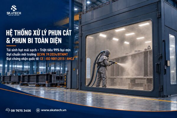 xử lý bụi buồng phun cát