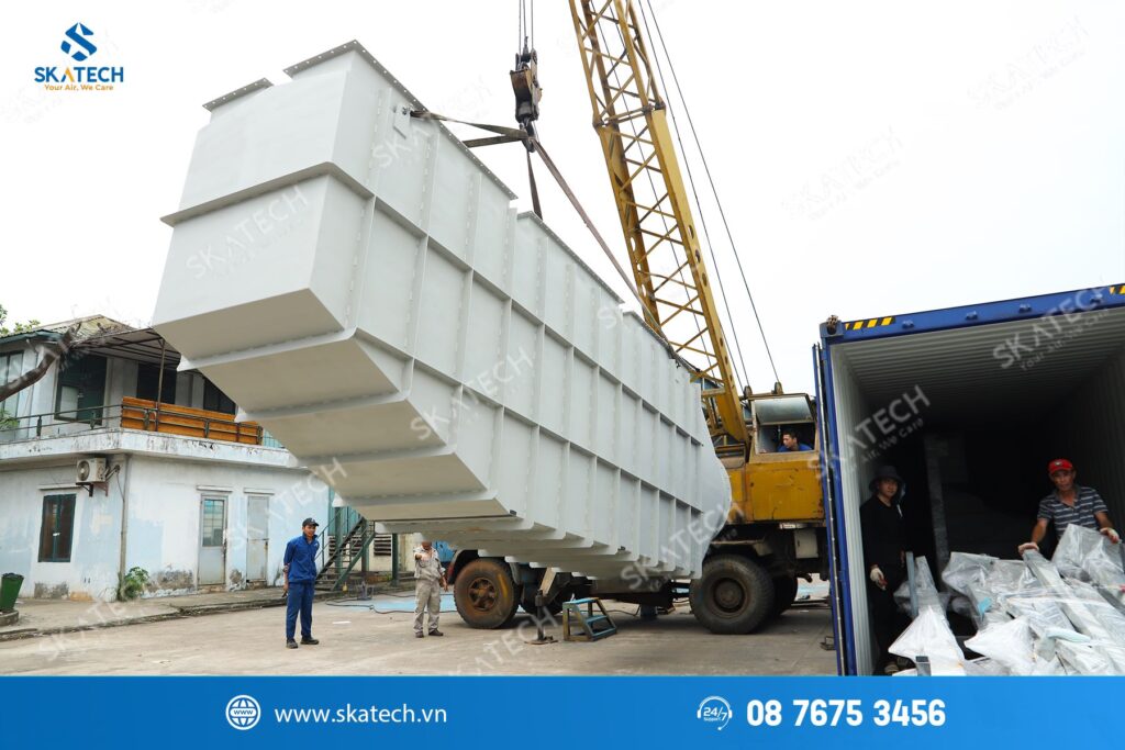 Xuất khẩu hệ thống hút lọc bụi túi vải tới Nhật Bản