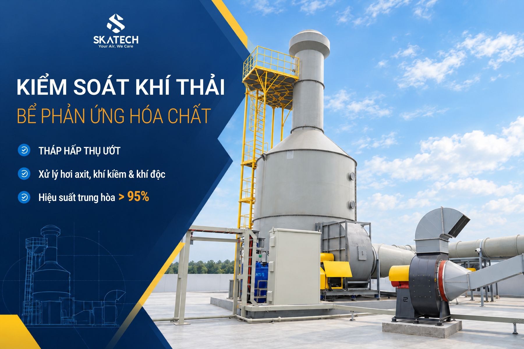 Xử lý bụi và khí thải ngành hóa chất và phân bón